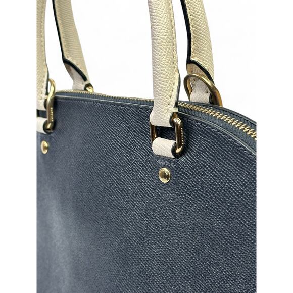 Coach Cora Domed Satchel in Crossgrain Leather W/ Dust Bag - Picture 10 of 16